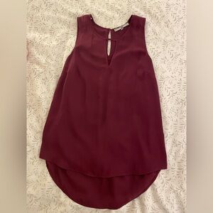 Daniel Rainn Sleeveless Purple Blouse